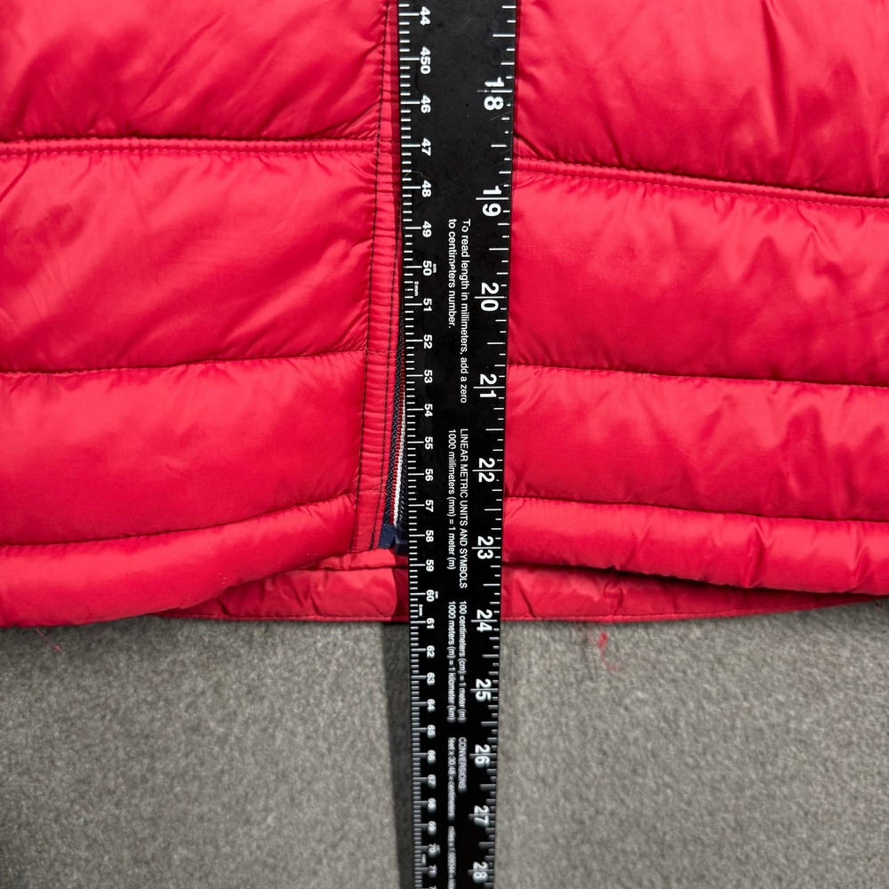 Tommy Hilfiger Mens Packable Puffer Jacket Colorblock Navy Red White 150AN796 M - Picture 12 of 12